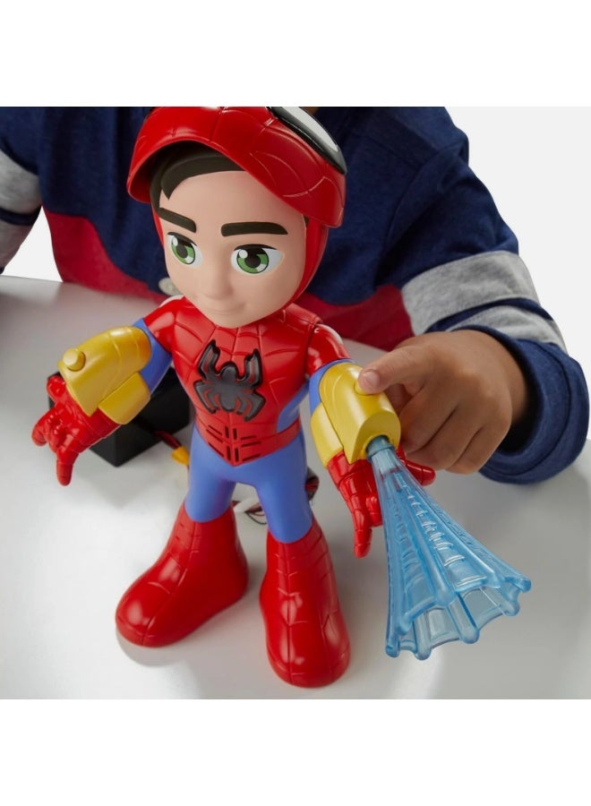 Disney Junior Marvel Spidey and His Amazing Friends Electronic Suit up Spidey - Image 3