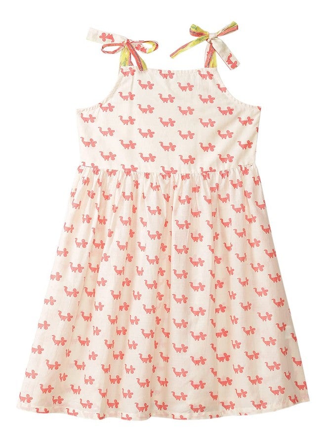 BIBA Girl Printed Kid(KW4706_Off White_9) - Image 1