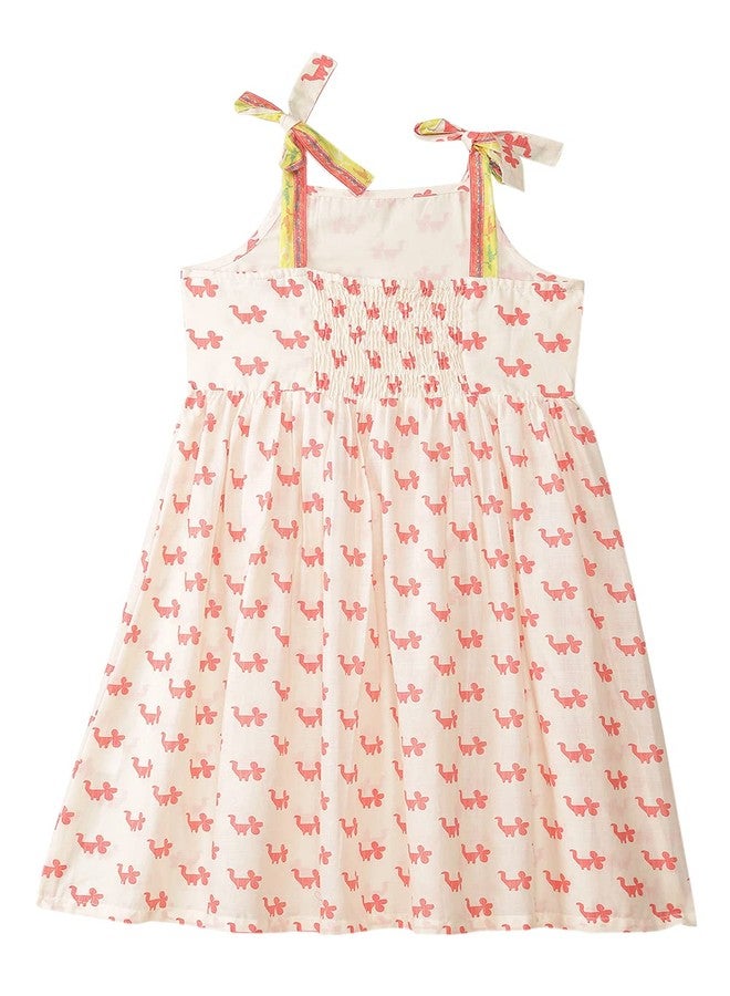BIBA Girl Printed Kid(KW4706_Off White_9) - Image 2