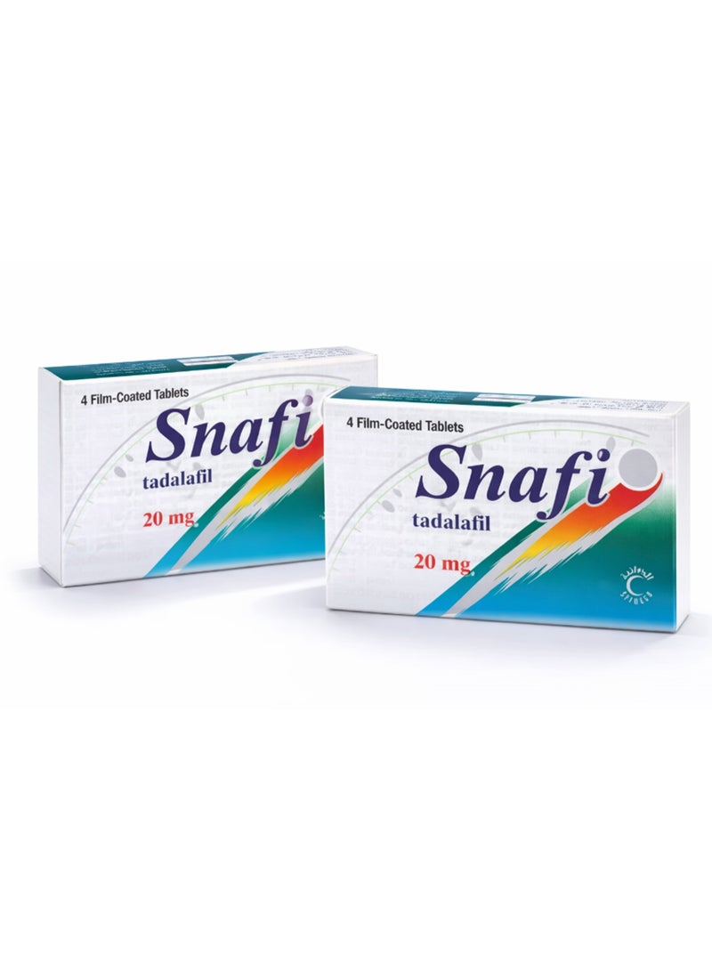 2 packs of Snafi 20 mg Tablet 4 pcs