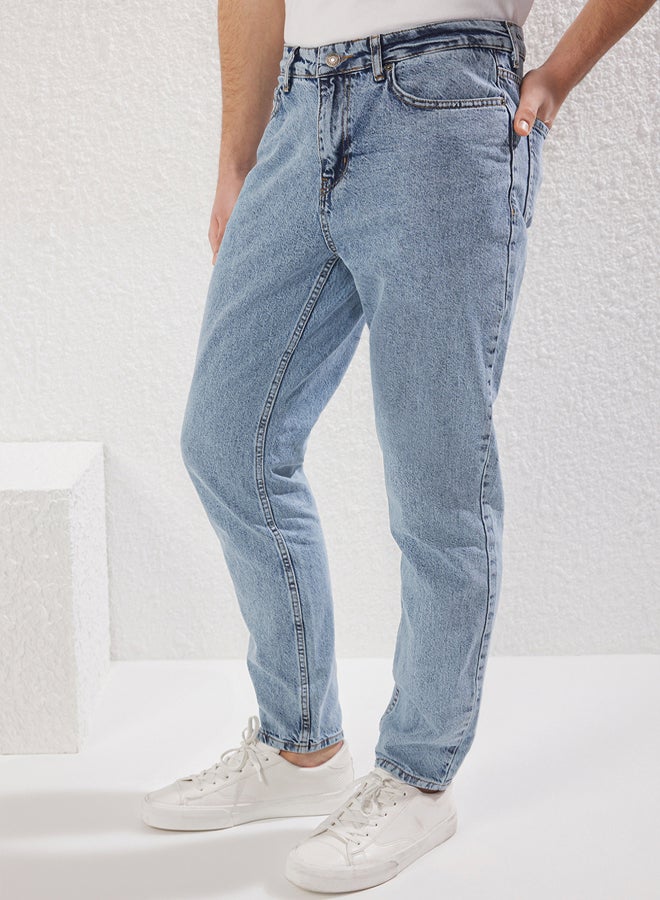 trendyol Blue Essential Fit Jeans - Image 1