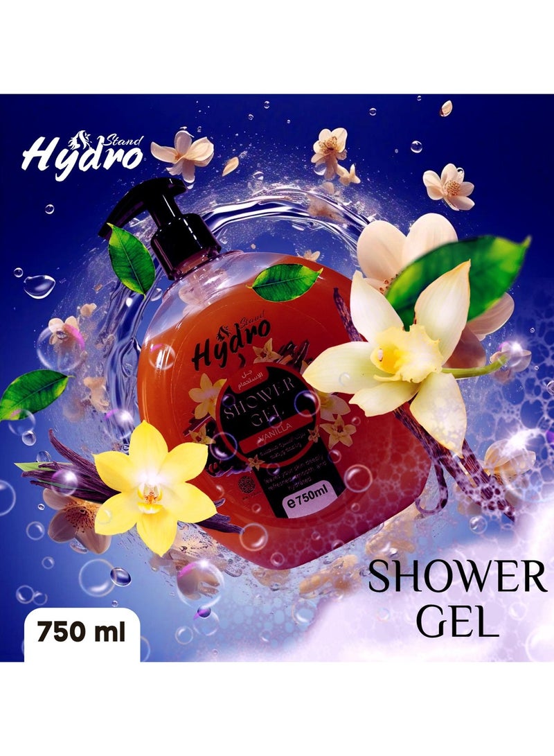 Hydro Stand Shower Gel Vanilla 750ml  - Image 2