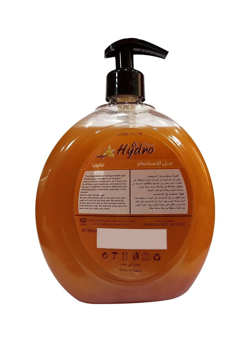 Hydro Stand Shower Gel Vanilla 750ml  - Image 4