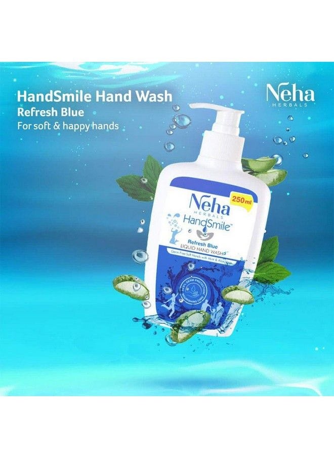 Neha Herbal S Handwash Pump 250Ml (Pack Of 2) Mint & Neem Combo Pack  - Image 4