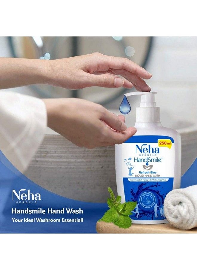 Neha Herbal S Handwash Pump 250Ml (Pack Of 2) Mint & Neem Combo Pack  - Image 3