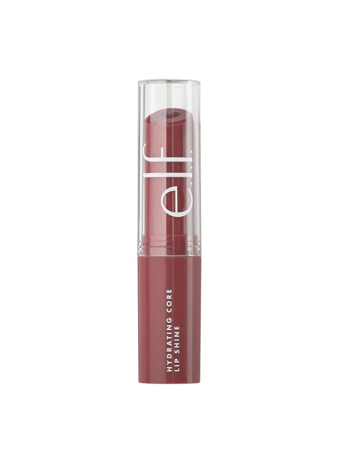 إلف e.l.f. ملمع الشفاه المرطب (Hydrating Core Lip Shine) - بلسم مغذٍ وملطف للشفاه - مرطب شفاه ملون بلمسة شفافة - درجة "Happy" - 2.8 غرام - Image 2