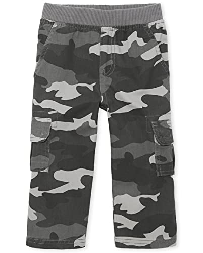 The Children's Place Baby Boys and Toddler Boys Pull On Cargo Pants, Steamboat, 5T - Image 4