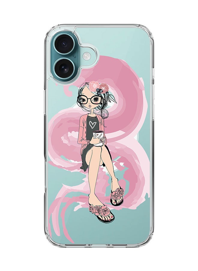 Stylizedd For iPhone 16 Plus Case [Compatible with MagSafe] Slim Magnetic cover Clear Phone Case - Nerdy Cute - Image 1