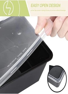 THE PACK Microwave Insulated Healthy Food Storage Containers with Lids (1000ml) 5 pieces  - Image 3