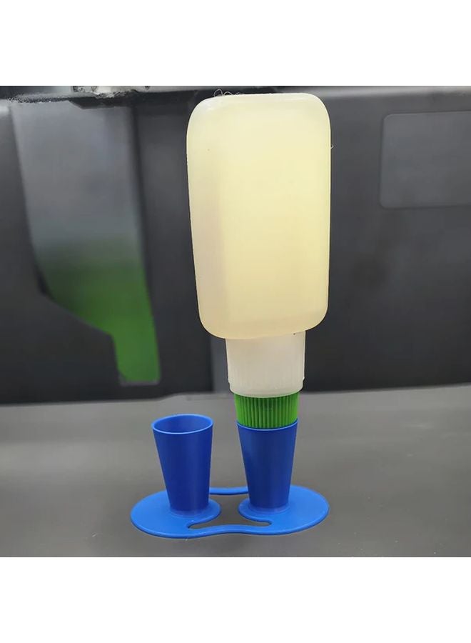 Blue Inverted Glue Bottle Stand with Non Slip Base Drip Free Storage - Image 5