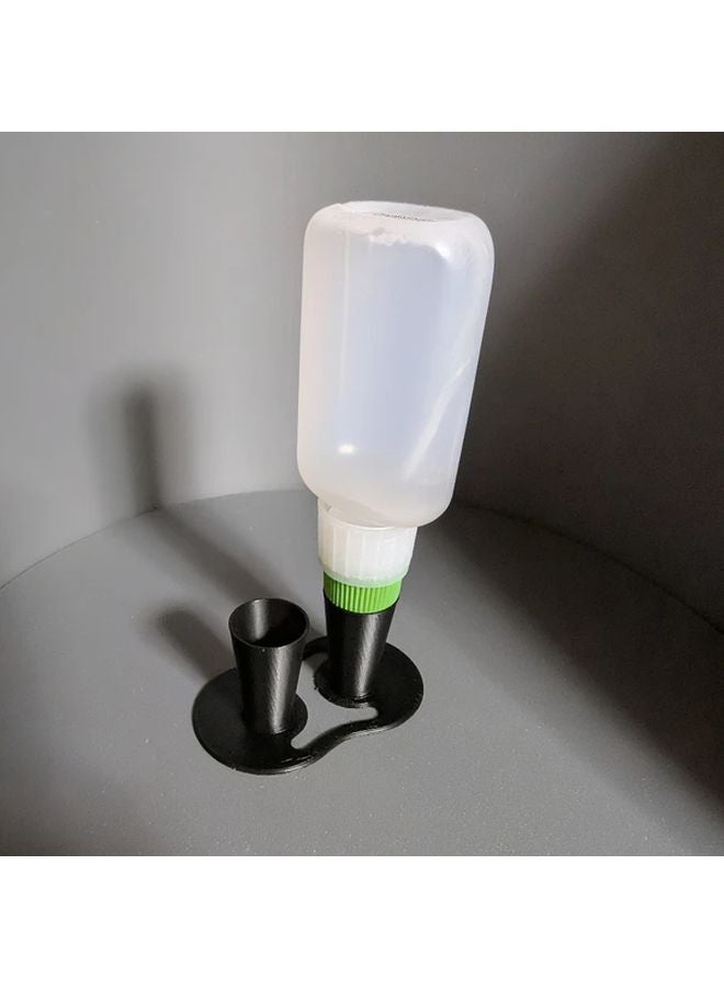 Blue Inverted Glue Bottle Stand with Non Slip Base Drip Free Storage - Image 2