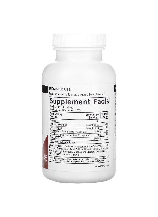 Kirkman Labs - Kirkman Labs, Chewable CoQ10, 100 mg, 120 Tablets - Image 1