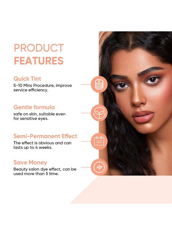 Libeauty Eyelash Color Kit, Instant Black Color Kit for Hair Lasts Up 4 Weeks with Reusable eye patches Lash Colour Kit Suitable For DIY At Home Or Salon - Image 3