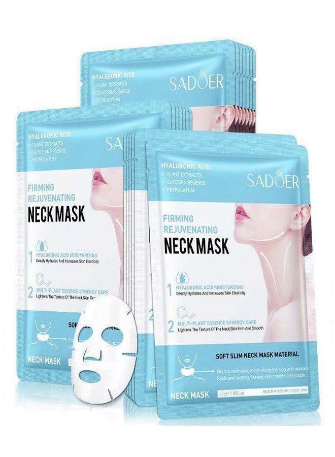 YUDDHAV FACE MASK & NECK MASK 2 PCS , Hydrolyzed Collagen NECK MASK Set with FACE MASK Hyaluronic Acid & Peptide,Moisturizing Firming Masks for Crepey Skin, Helps Reduce the Appearance of Fine Lines for Smoother-Looking Skin - Image 2
