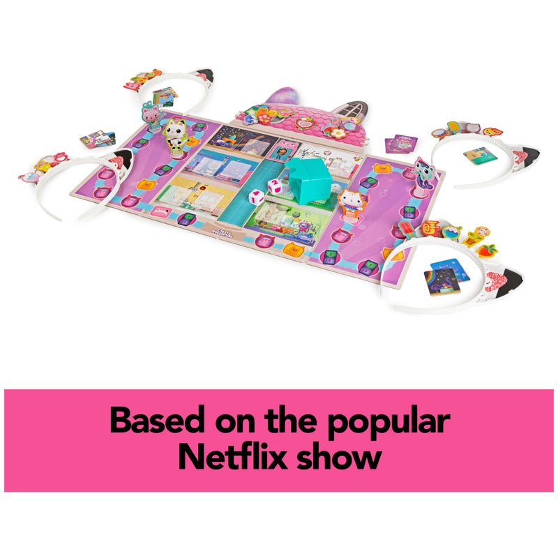 Spin Master Games, Gabbyâ€™s Dollhouse, Meow-Mazing Board Game, Board Game for Kids, Family Games, Preschool Game for Families & Kids Ages 4+ - Image 3