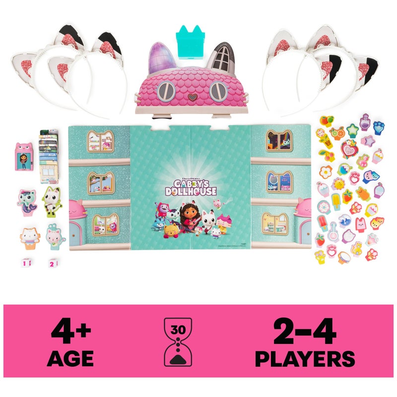 Spin Master Games, Gabbyâ€™s Dollhouse, Meow-Mazing Board Game, Board Game for Kids, Family Games, Preschool Game for Families & Kids Ages 4+ - Image 2