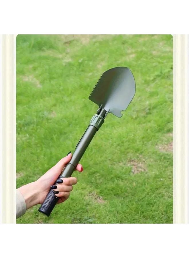 1 قطعة مجرفة T TOVIA المحمولة القابلة للطي متعددة الاستخدامات من المعدن الثقيل لحفر الخنادق في السيارة والبستنة - Image 3