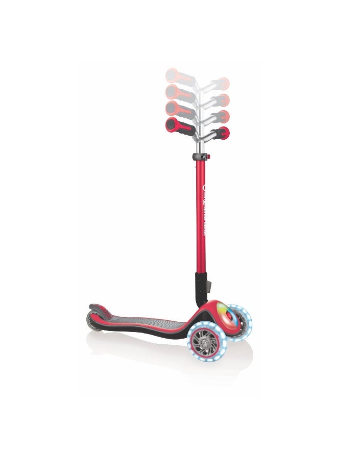 Globber Elite Prime Light-up Scooter (Red) - Image 2