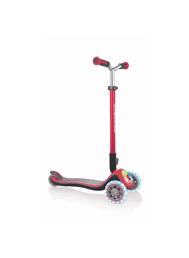 Globber Elite Prime Light-up Scooter (Red) - Image 3