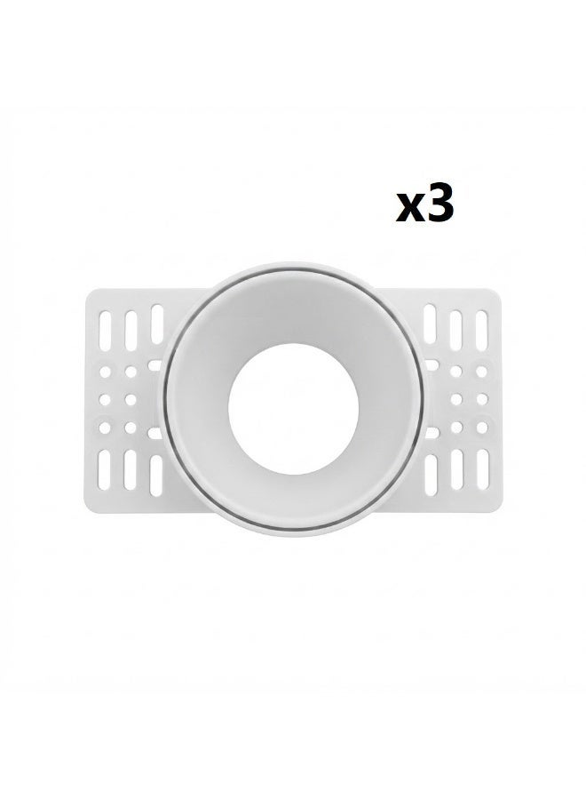 جني لايت سبوت فارغ  فرملس مدور كونو ابيض جنى لايت CH-3016 عدد 3 - Image 1