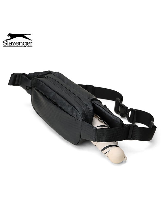 Slazenger Men's Sling Bag Crossbody Bag Large Capacity Phone Waist Bag Cycling Small Backpack Sports Casual Chest Bag - Image 3