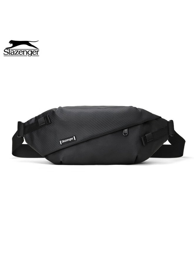 Slazenger Men's Sling Bag Crossbody Bag Large Capacity Phone Waist Bag Cycling Small Backpack Sports Casual Chest Bag - Image 1