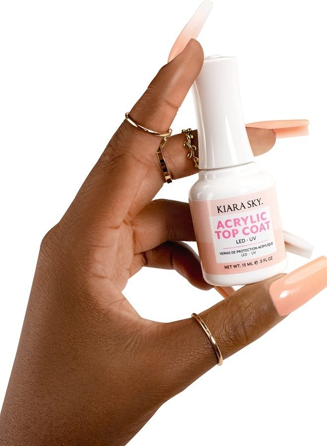 KIARA SKY Professional Nails Acrylic Essentials 0.5 Fl Oz (Acrylic Top Coat) - Image 2