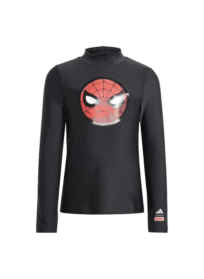 اديداس adidas x marvel spider-man unisex rashguard