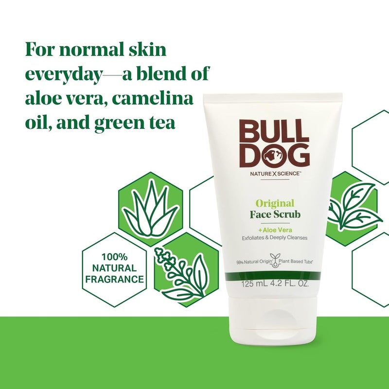 Bulldog Mens Skincare and Grooming Original Face Scrub, 4.2 Fluid Ounce - Image 2