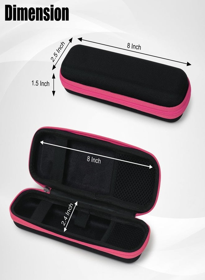 GadgetBite Black Hard Pencil Case EVA Hard Shell Pen Case Holder for Executive Fountain Pen and Stylus Touch Pen (Small)-Pink - Image 3