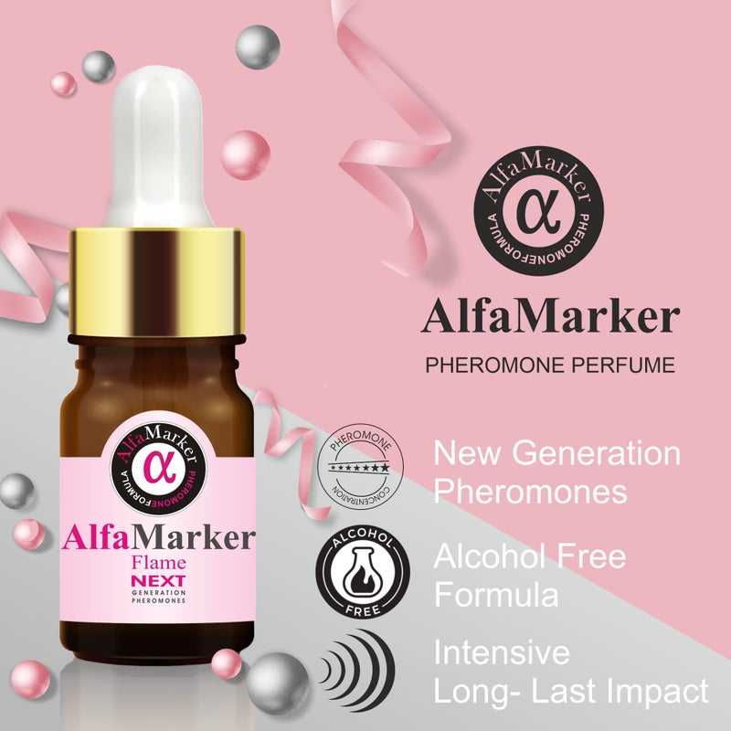 ALFAMARKER Perfumes for Women with Pheromones - Pheromone Infused Original Extra Strength Formula, Premium Long-Lasting Perfume Oil for Women, 5 ml Travel Size, Feromonas para Mujer - Image 3