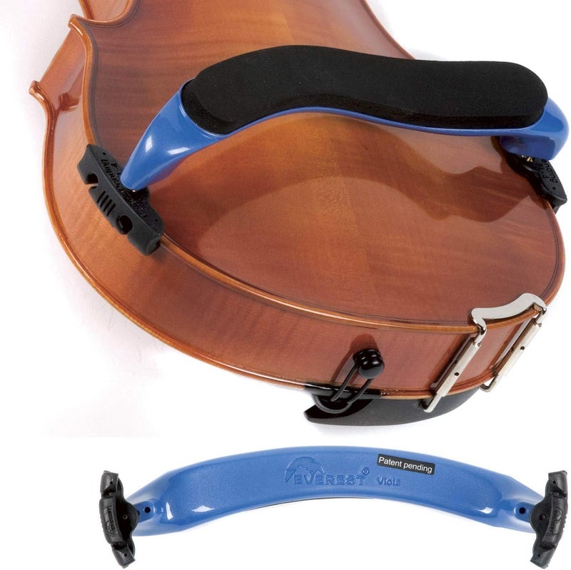 Everest ESVAB ES Series 15"-16.5" Viola Adjustable Shoulder Rest - Blue - Image 1