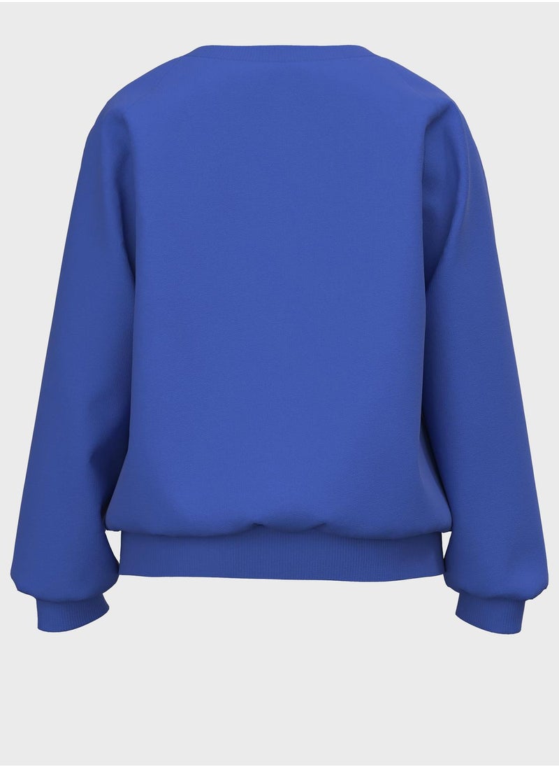 NAME IT - Kids Graphic Print Sweatshirt - Image 1