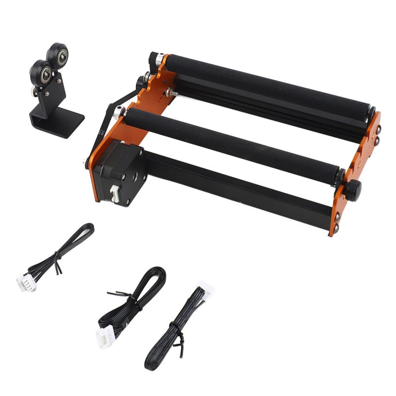 Acmer Laser Rotary Roller Adjustable Height Aluminum Alloy Engraving Module - Easy Mode Switching Y Axes Rotary for Cylindrical Objects Engraving - Image 1