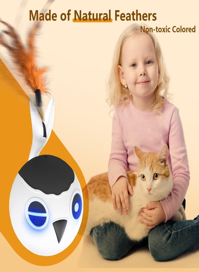 ORSDA 3 PCS Replacement Refills, Cat Toys Feather Tail, Crinkle Balls, Pom Pom Balls for Interactive Kitten Toys, only Suitable T93&T96 Cat Ball Toy - Image 5