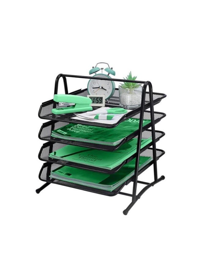 A comprehensive, high-capacity organizational solution for documents and office supplies, featuring a distinctive modern design that helps effectively organize the desk and optimize space utilization. - Image 4