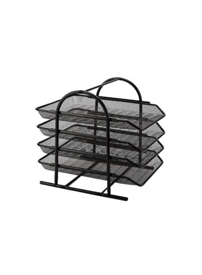 A comprehensive, high-capacity organizational solution for documents and office supplies, featuring a distinctive modern design that helps effectively organize the desk and optimize space utilization. - Image 1