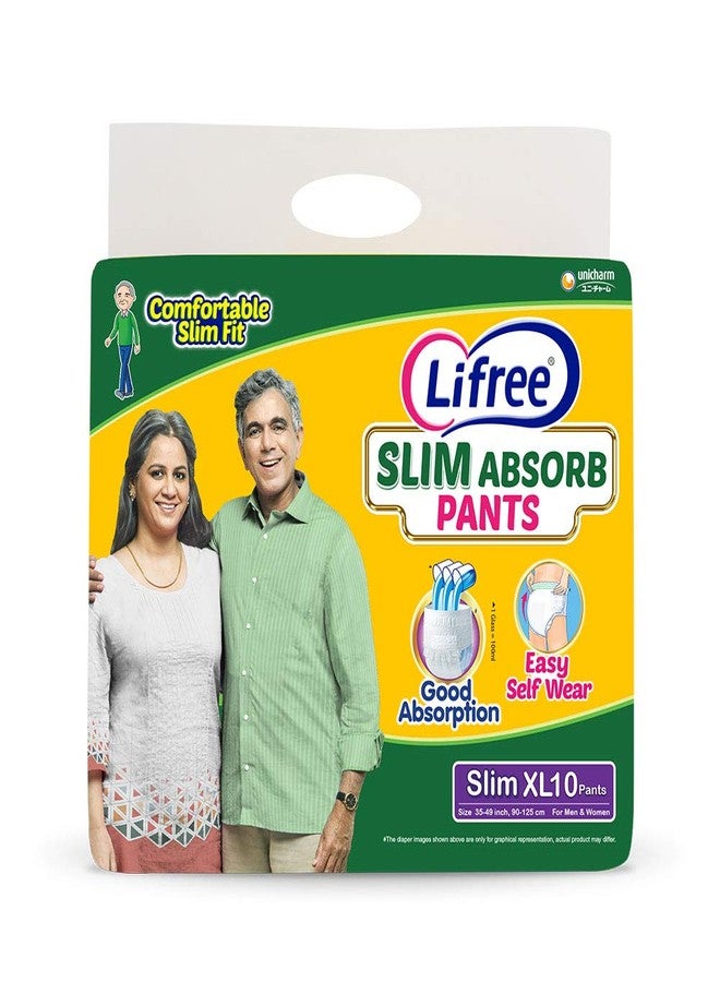 Lifree Slim Absorb XL 10 Pants, Unisex Adult - Image 1