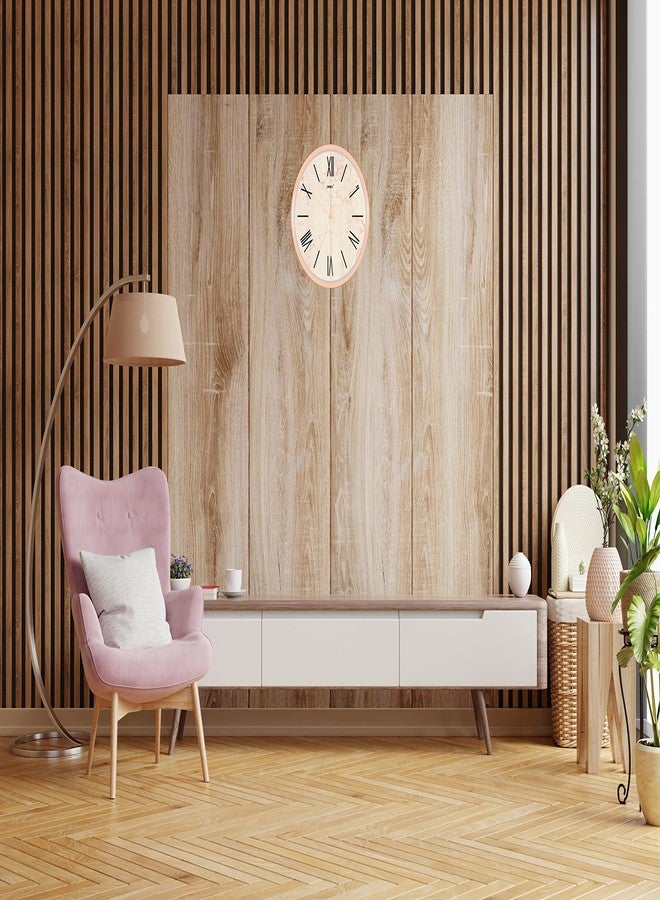 OREX Rose Gold Wall Clock for | Home | Livingroom | Kitchen | Bedroom | Office | School. with Rose Gold Ring (OC-071) - Image 5