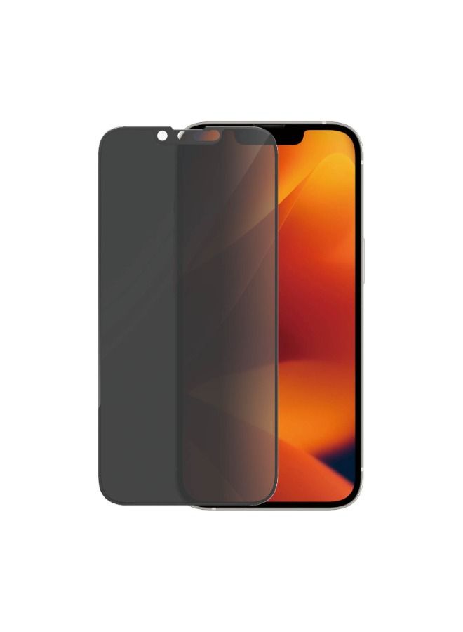 بانزرجلاس بانزر جلاس – واقي شاشة الخصوصية لآيفون 14 2022 – إطار أسود 6.1 بوصة - Image 4