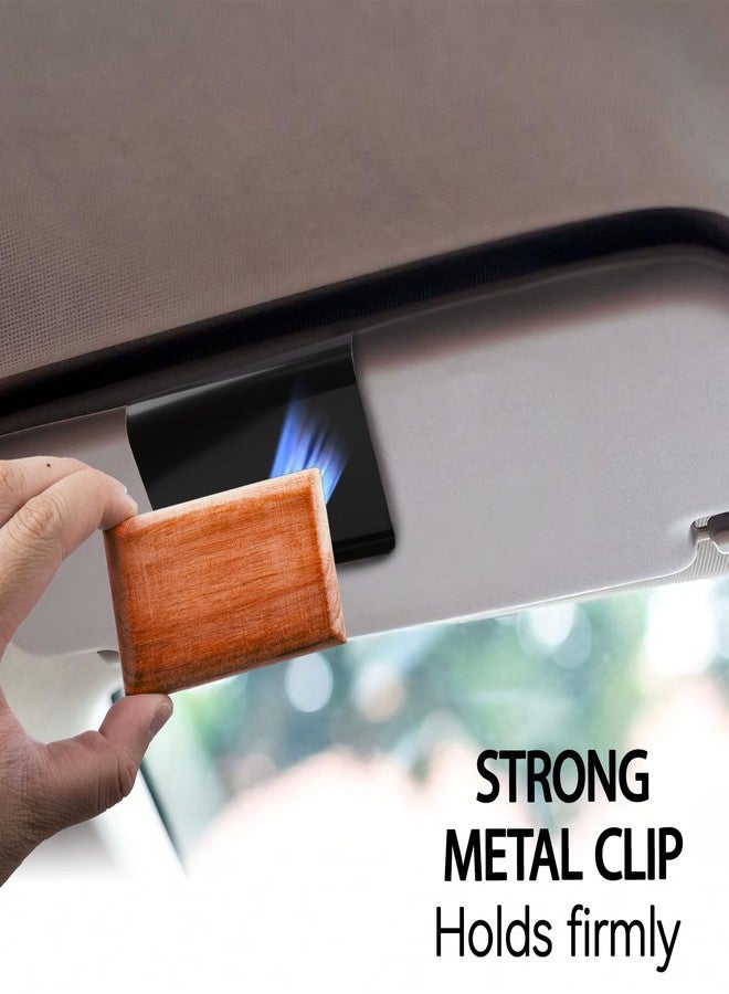 TERPINK Car Air Freshener Visor Clip Compatible with Drift Car Air Freshener, Auto Accessories, Vehicle Sun Visor Metal Clip (Black)(Freshener not include) - Image 2