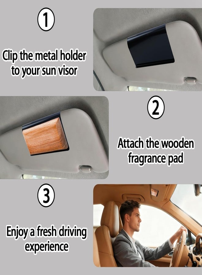 TERPINK Car Air Freshener Visor Clip Compatible with Drift Car Air Freshener, Auto Accessories, Vehicle Sun Visor Metal Clip (Black)(Freshener not include) - Image 3