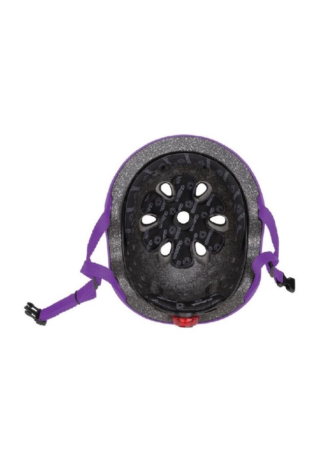 جلوبير خوذة أطفال عالية الجودة ومتينة بأشرطة قابلة للتعديل باللون البنفسجي 14.5 × 21 × 24 سم 505-104 - Image 4