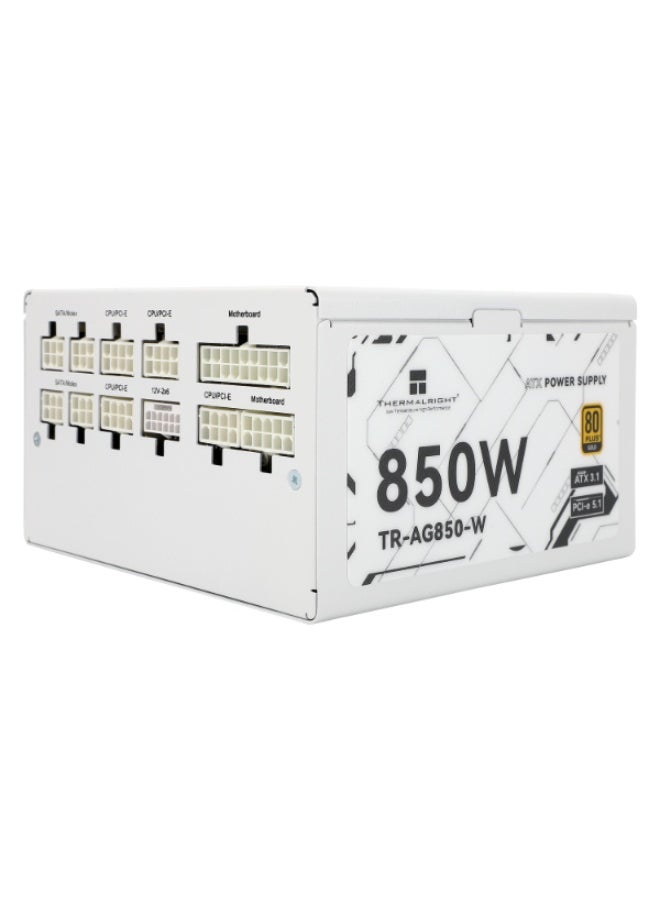 Thermalright THERMAL RIGHT TR-AG 850-W Gold 80+ modular PSU, ATX 3.1 - White  - Image 4