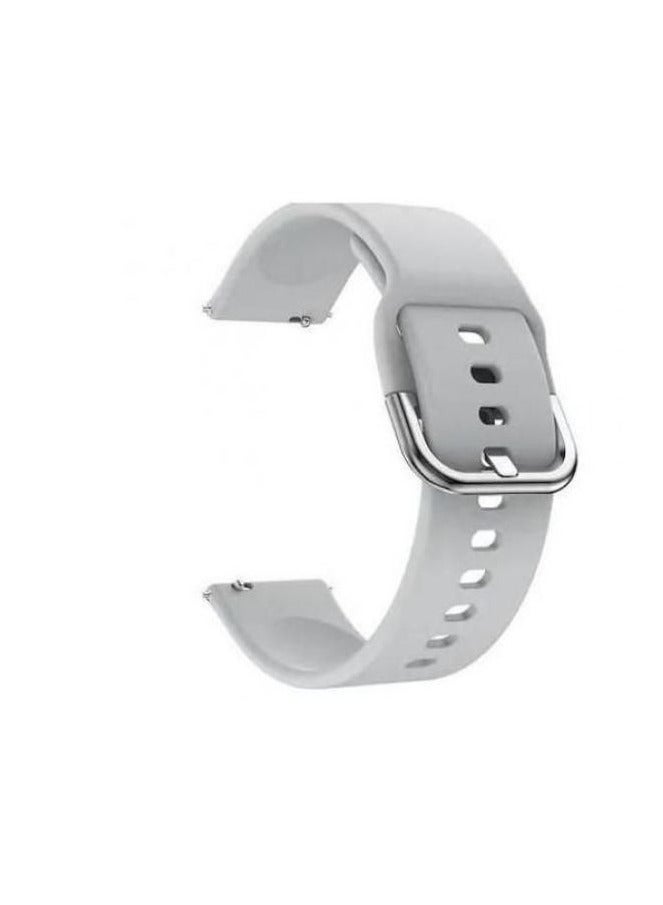 أحزمة سيليكون رياضية 20 مم لـ Oraimo OSW16- ساعة ذكية - رمادي - Image 1