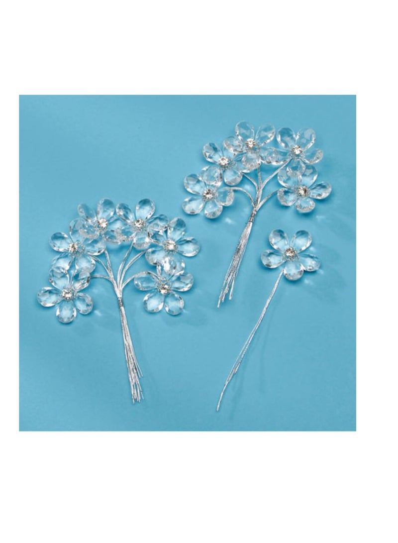 ديفيد توتيرا - أزهار كريستال حجر الراين 12 قطعة - Image 2