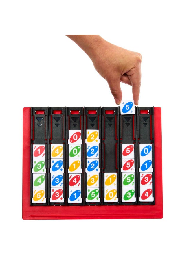Mattel Games UNO Quatro Game with Colored Tiles & Plastic Grid for Adult, Family & Parties, 2 to 4 Players Ages 7 Years Old & Up​​​ - Image 3