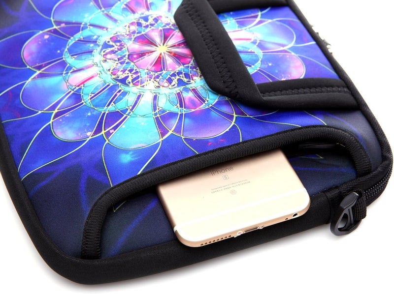 TAIDY 10-Inch Laptop Shoulder Bag Sleeve Case with padded handle for 9.6” 9.7" 10" 10.1" 10.5" Ipad/Netbook/Tablet/Reader (Blue) - Image 4