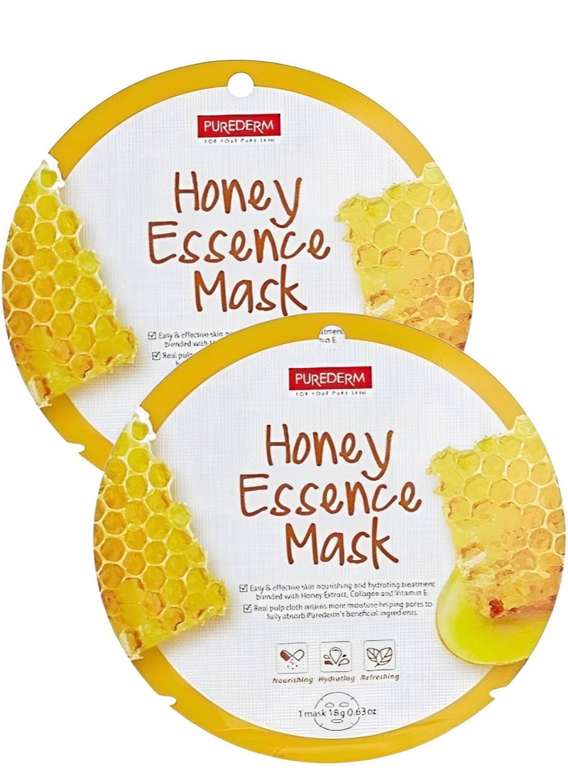 بيور ديرم قناع بخلاصة العسل من بيورديرم 18 جم، عبوة من قطعتين