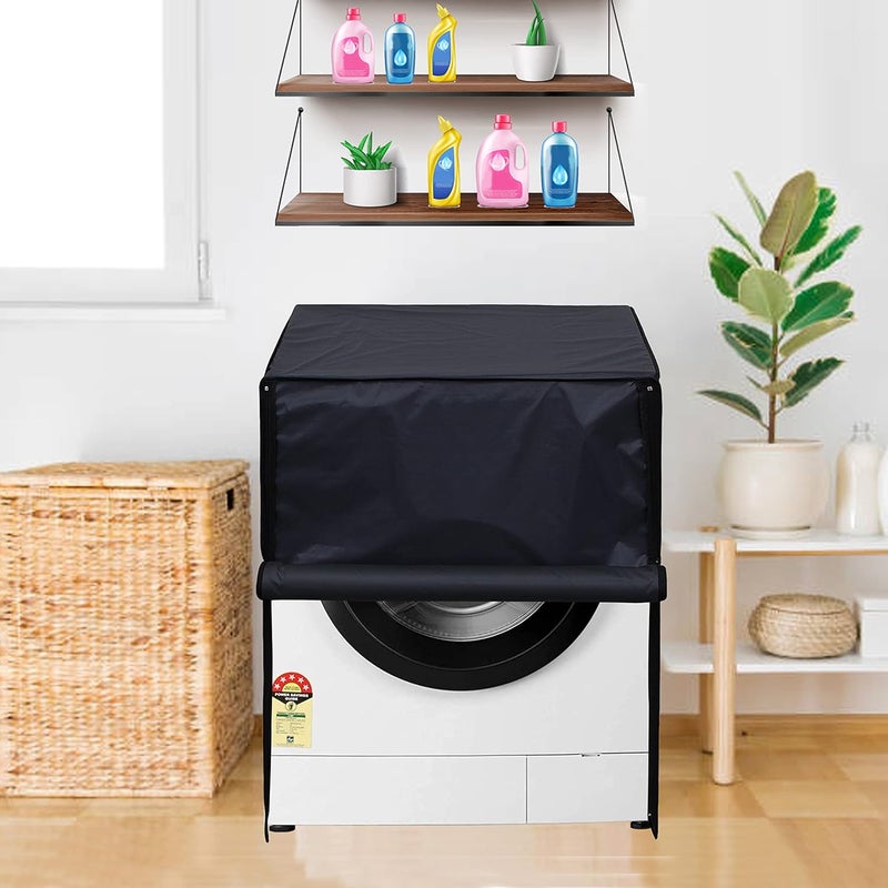 Wings Star Washing Machine Cover for IFB 8kg FullyAutomatic Front Load Senator WXS Waterproof Dustproof Cover Grey - Image 3